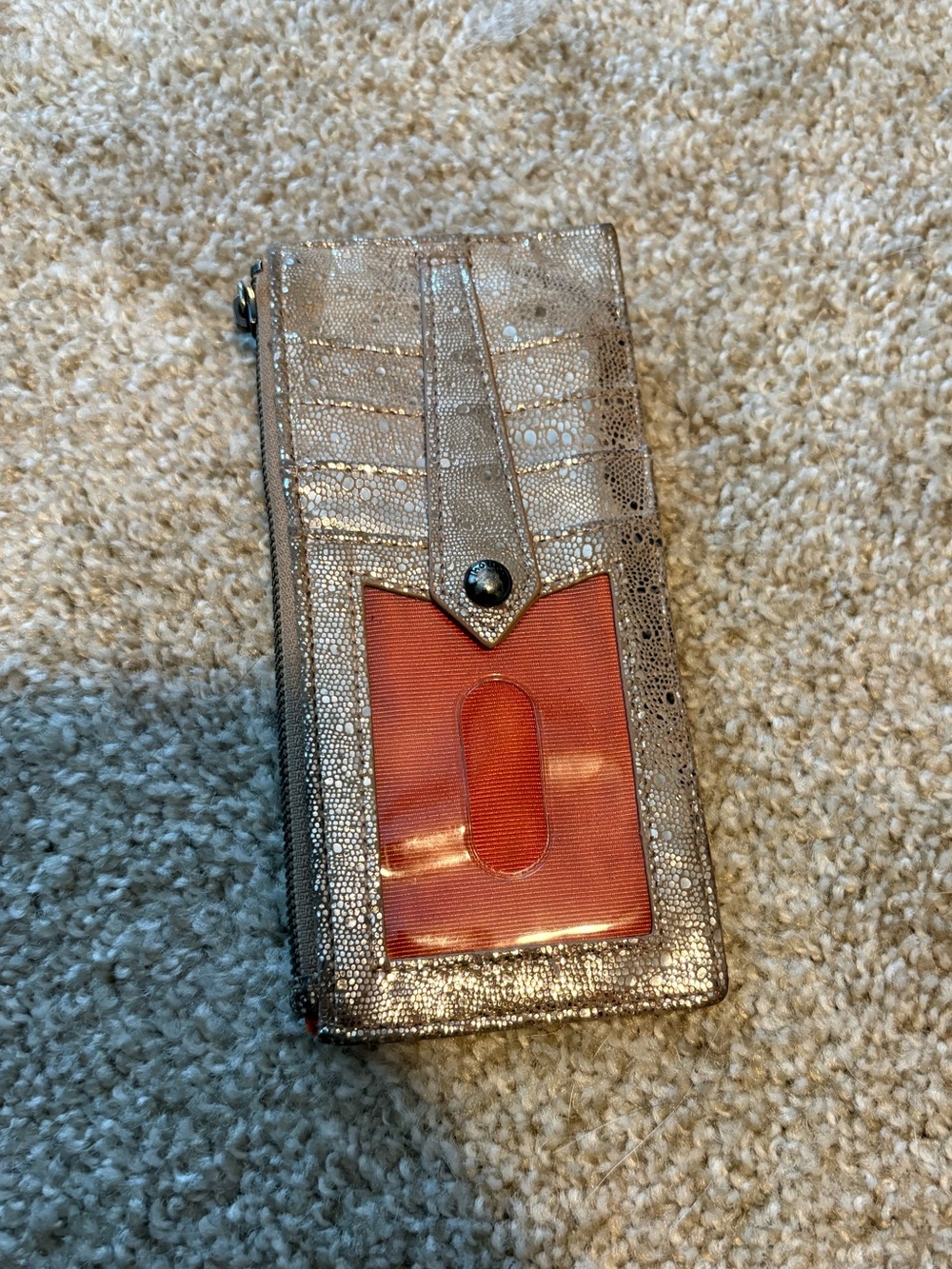 HOBO Metallic Gold Wallet